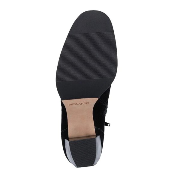 NEW BERNARDO Made In Brazil Suede Norwich Booties in black for women 725 8j4 - Picture 7 of 8